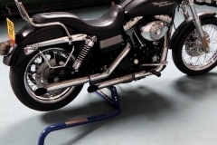 Motorcycle cruiser wheel jack