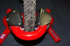 Motorcycle wheel chock reducer kit